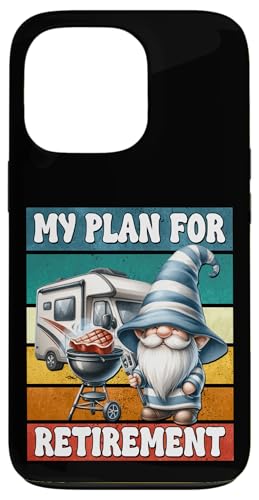 Camping Retirement Plan Gnome For Retired Men Camper Dad Hülle für iPhone 13 Pro von Dad Grilling Gnome Camping Gifts For Steak Lovers