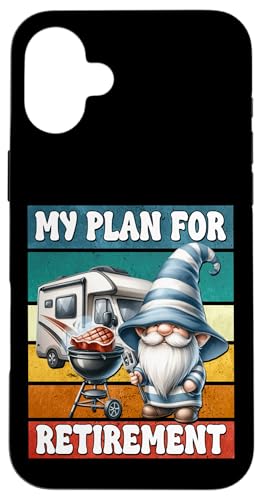 Camping Retirement Plan Gnome For Retired Men Camper Dad Hülle für iPhone 16 Plus Camping Retirement Plan Gnome For Retired Men Camper Dad Hülle für iPhone 16 Plus von Dad Grilling Gnome Camping Gifts For Steak Lovers