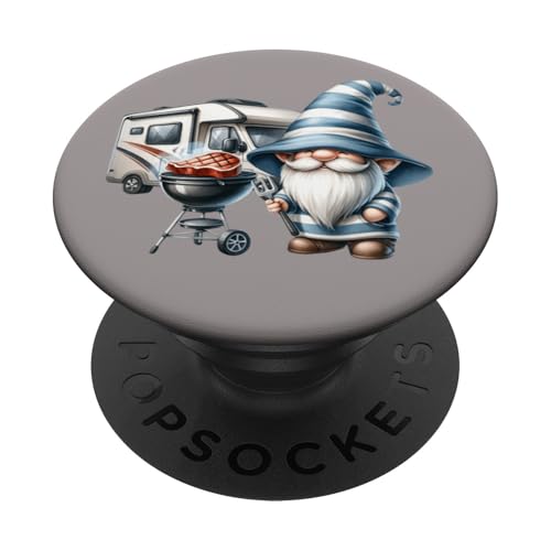 Grilling Dad Graphic For Men Funny Camping Gnome Love Steak PopSockets Klebender PopGrip Grilling Dad Graphic For Men Funny Camping Gnome Love Steak PopSockets Klebender PopGrip von Dad Grilling Gnome Camping Gifts For Steak Lovers
