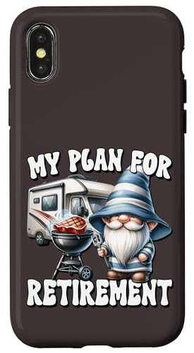 Retired Dad Gnome Retirement Plan Is Grilling And Camping Hülle für iPhone X/XS Retired Dad Gnome Retirement Plan Is Grilling And Camping Hülle für iPhone X/XS von Dad Grilling Gnome Camping Gifts For Steak Lovers