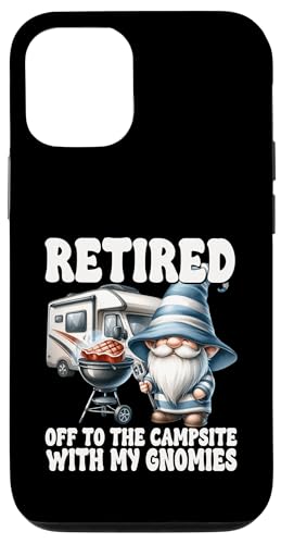 Retired Dad Grill Gnome For Campers Funny Camping Retirement Hülle für iPhone 12/12 Pro von Dad Grilling Gnome Camping Gifts For Steak Lovers