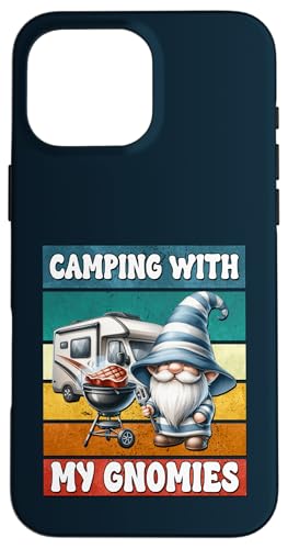 Retro Camper Dad Grilling Gnome For Men Funny Camping Saying Hülle für iPhone 16 Pro Max Retro Camper Dad Grilling Gnome For Men Funny Camping Saying Hülle für iPhone 16 Pro Max von Dad Grilling Gnome Camping Gifts For Steak Lovers