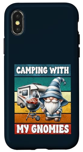 Retro Camper Dad Grilling Gnome For Men Funny Camping Saying Hülle für iPhone X/XS Retro Camper Dad Grilling Gnome For Men Funny Camping Saying Hülle für iPhone X/XS von Dad Grilling Gnome Camping Gifts For Steak Lovers