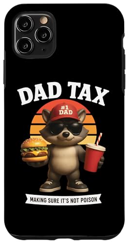 Dad Tax Lustiger Burger Waschbär Snack Inspector Grill Vater Hülle für iPhone 11 Pro Max Dad Tax Lustiger Burger Waschbär Snack Inspector Grill Vater Hülle für iPhone 11 Pro Max von Dad Humor Co.