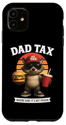 Dad Tax Lustiger Burger Waschbär Snack Inspector Grill Vater Hülle für iPhone 11 Dad Tax Lustiger Burger Waschbär Snack Inspector Grill Vater Hülle für iPhone 11 von Dad Humor Co.