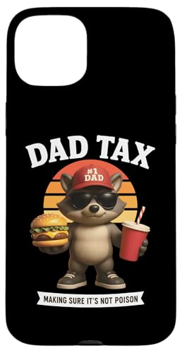 Dad Tax Lustiger Burger Waschbär Snack Inspector Grill Vater Hülle für iPhone 15 Plus Dad Tax Lustiger Burger Waschbär Snack Inspector Grill Vater Hülle für iPhone 15 Plus von Dad Humor Co.