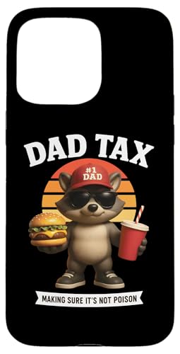 Dad Tax Lustiger Burger Waschbär Snack Inspector Grill Vater Hülle für iPhone 15 Pro Max Dad Tax Lustiger Burger Waschbär Snack Inspector Grill Vater Hülle für iPhone 15 Pro Max von Dad Humor Co.