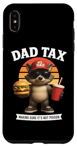 Dad Tax Lustiger Burger Waschbär Snack Inspector Grill Vater Hülle für iPhone XS Max Dad Tax Lustiger Burger Waschbär Snack Inspector Grill Vater Hülle für iPhone XS Max von Dad Humor Co.