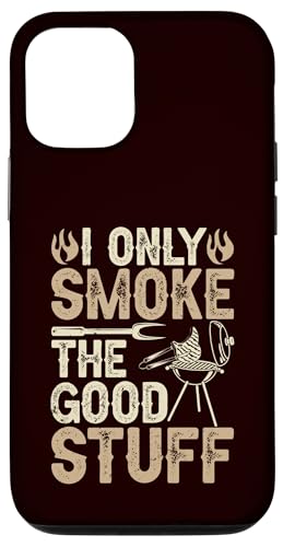 BBQ - Ich rauche nur die guten Sachen Hülle für iPhone 12/12 Pro BBQ - Ich rauche nur die guten Sachen Hülle für iPhone 12/12 Pro von Dad Jokes Barbecue Smoking Meats Design Outfit
