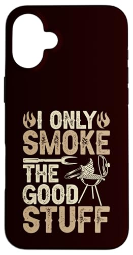 BBQ - Ich rauche nur die guten Sachen Hülle für iPhone 16 Plus BBQ - Ich rauche nur die guten Sachen Hülle für iPhone 16 Plus von Dad Jokes Barbecue Smoking Meats Design Outfit