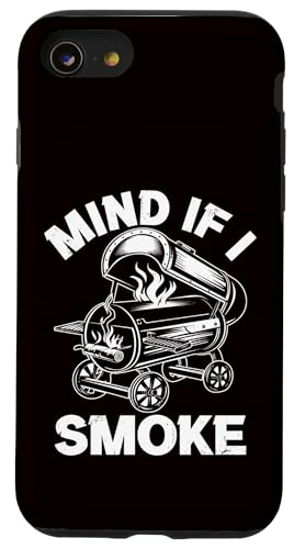BBQ - Mind If I Smoke Hülle für iPhone SE (2020) / 7 / 8 von Dad Jokes Barbecue Smoking Meats Design Outfit