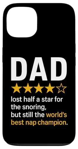 Dad Star Rating Lustiger Schnarch-Witz World's Best Nap Champion Hülle für iPhone 13 Dad Star Rating Lustiger Schnarch-Witz World's Best Nap Champion Hülle für iPhone 13 von Dad Review Funny Fathers Rated by NLTS