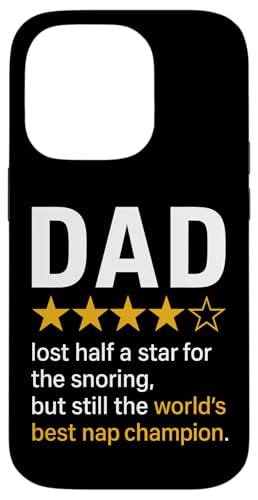 Dad Star Rating Lustiger Schnarch-Witz World's Best Nap Champion Hülle für iPhone 14 Pro Dad Star Rating Lustiger Schnarch-Witz World's Best Nap Champion Hülle für iPhone 14 Pro von Dad Review Funny Fathers Rated by NLTS
