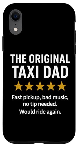 Das originale lustige Taxi Dad Meme Hülle für iPhone XR Das originale lustige Taxi Dad Meme Hülle für iPhone XR von Dad Review Funny Fathers Rated by NLTS