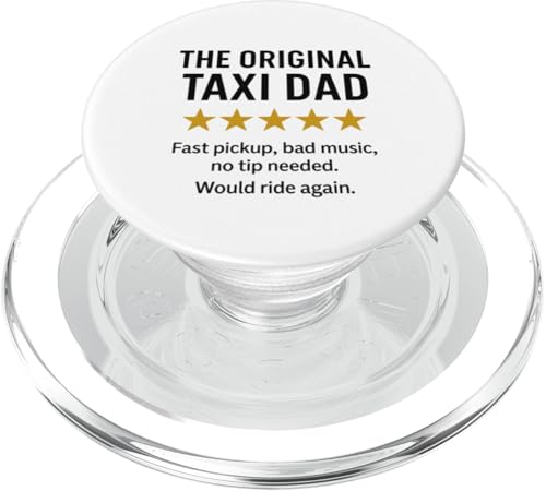 Das originale lustige Taxi Dad Meme PopSockets PopGrip für MagSafe Das originale lustige Taxi Dad Meme PopSockets PopGrip für MagSafe von Dad Review Funny Fathers Rated by NLTS