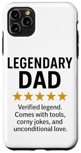 Lustiger 5-Sterne-Bericht von Legendary Dad Hülle für iPhone 11 Pro Max Lustiger 5-Sterne-Bericht von Legendary Dad Hülle für iPhone 11 Pro Max von Dad Review Funny Fathers Rated by NLTS