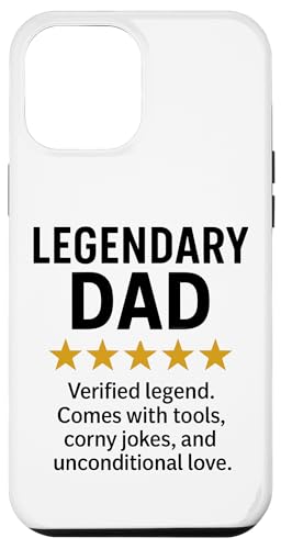 Lustiger 5-Sterne-Bericht von Legendary Dad Hülle für iPhone 12 Pro Max Lustiger 5-Sterne-Bericht von Legendary Dad Hülle für iPhone 12 Pro Max von Dad Review Funny Fathers Rated by NLTS