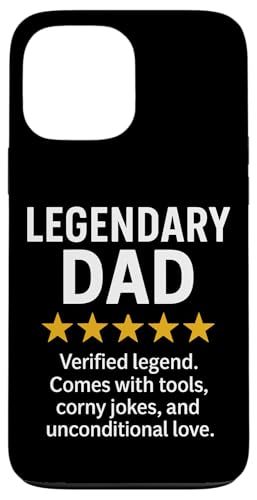 Lustiger 5-Sterne-Bericht von Legendary Dad Hülle für iPhone 13 Pro Max Lustiger 5-Sterne-Bericht von Legendary Dad Hülle für iPhone 13 Pro Max von Dad Review Funny Fathers Rated by NLTS