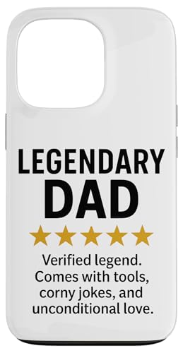 Lustiger 5-Sterne-Bericht von Legendary Dad Hülle für iPhone 13 Pro Lustiger 5-Sterne-Bericht von Legendary Dad Hülle für iPhone 13 Pro von Dad Review Funny Fathers Rated by NLTS