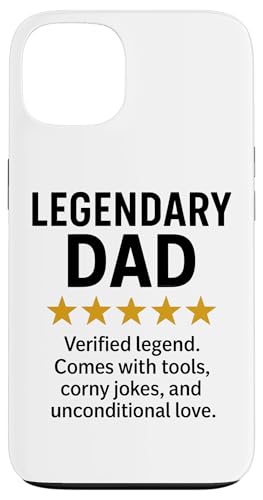 Lustiger 5-Sterne-Bericht von Legendary Dad Hülle für iPhone 13 Lustiger 5-Sterne-Bericht von Legendary Dad Hülle für iPhone 13 von Dad Review Funny Fathers Rated by NLTS