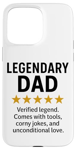Lustiger 5-Sterne-Bericht von Legendary Dad Hülle für iPhone 15 Pro Max Lustiger 5-Sterne-Bericht von Legendary Dad Hülle für iPhone 15 Pro Max von Dad Review Funny Fathers Rated by NLTS