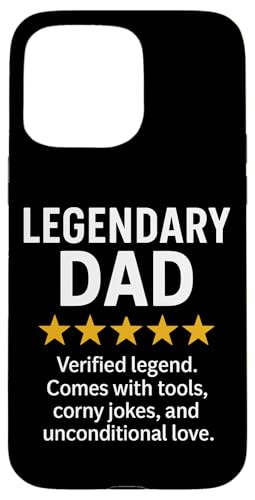 Lustiger 5-Sterne-Bericht von Legendary Dad Hülle für iPhone 15 Pro Max Lustiger 5-Sterne-Bericht von Legendary Dad Hülle für iPhone 15 Pro Max von Dad Review Funny Fathers Rated by NLTS