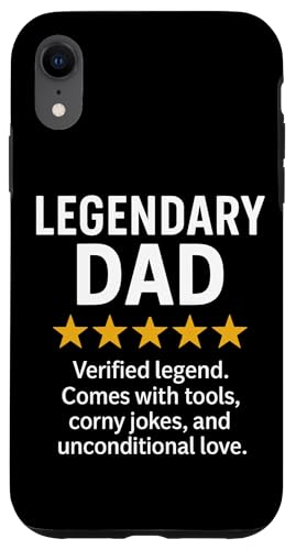 Lustiger 5-Sterne-Bericht von Legendary Dad Hülle für iPhone XR Lustiger 5-Sterne-Bericht von Legendary Dad Hülle für iPhone XR von Dad Review Funny Fathers Rated by NLTS