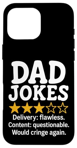 Lustiger Papa Witze Review Meme Design Hülle für iPhone 16 Pro Max Lustiger Papa Witze Review Meme Design Hülle für iPhone 16 Pro Max von Dad Review Funny Fathers Rated by NLTS