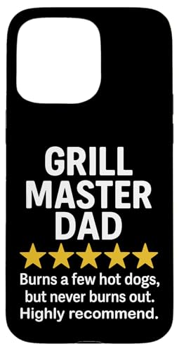 Lustiges BBQ-Rezensions-Meme von Grill Master Dad Hülle für iPhone 15 Pro Max Lustiges BBQ-Rezensions-Meme von Grill Master Dad Hülle für iPhone 15 Pro Max von Dad Review Funny Fathers Rated by NLTS