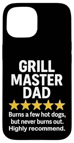 Lustiges BBQ-Rezensions-Meme von Grill Master Dad Hülle für iPhone 15 Lustiges BBQ-Rezensions-Meme von Grill Master Dad Hülle für iPhone 15 von Dad Review Funny Fathers Rated by NLTS