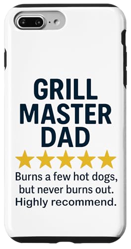 Lustiges BBQ-Rezensions-Meme von Grill Master Dad Hülle für iPhone 7 Plus/8 Plus Lustiges BBQ-Rezensions-Meme von Grill Master Dad Hülle für iPhone 7 Plus/8 Plus von Dad Review Funny Fathers Rated by NLTS