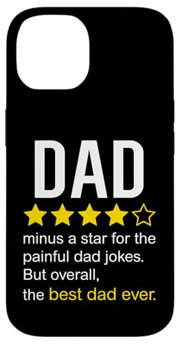 Lustiges "Dad Review" Zitat "Dad Joke Rating Design" Hülle für iPhone 14 von Dad Review Funny Fathers Rated by NLTS