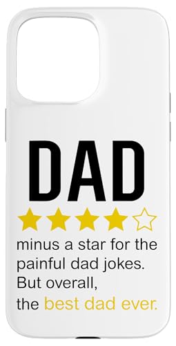 Lustiges "Dad Review" Zitat "Dad Joke Rating Design" Hülle für iPhone 15 Pro Max Lustiges "Dad Review" Zitat "Dad Joke Rating Design" Hülle für iPhone 15 Pro Max von Dad Review Funny Fathers Rated by NLTS