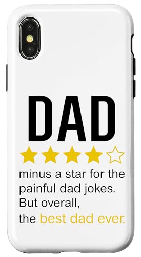 Lustiges "Dad Review" Zitat "Dad Joke Rating Design" Hülle für iPhone X/XS Lustiges "Dad Review" Zitat "Dad Joke Rating Design" Hülle für iPhone X/XS von Dad Review Funny Fathers Rated by NLTS