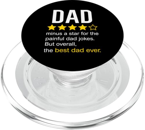 Lustiges "Dad Review" Zitat "Dad Joke Rating Design" PopSockets PopGrip für MagSafe Lustiges "Dad Review" Zitat "Dad Joke Rating Design" PopSockets PopGrip für MagSafe von Dad Review Funny Fathers Rated by NLTS