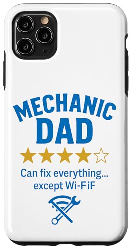 Mechanic Dad Fixes All Except WiFi Lustiges Zitat Hülle für iPhone 11 Pro Max Mechanic Dad Fixes All Except WiFi Lustiges Zitat Hülle für iPhone 11 Pro Max von Dad Review Funny Fathers Rated by NLTS