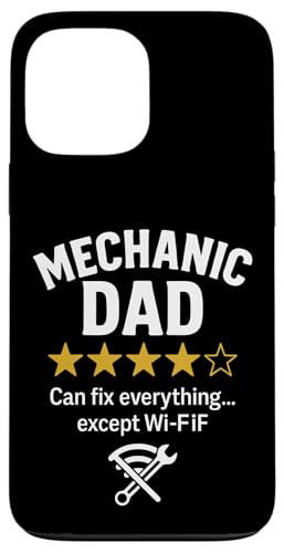 Mechanic Dad Fixes All Except WiFi Lustiges Zitat Hülle für iPhone 13 Pro Max Mechanic Dad Fixes All Except WiFi Lustiges Zitat Hülle für iPhone 13 Pro Max von Dad Review Funny Fathers Rated by NLTS