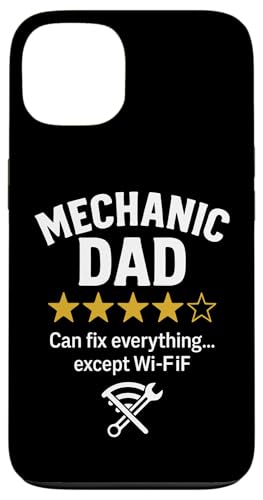 Mechanic Dad Fixes All Except WiFi Lustiges Zitat Hülle für iPhone 13 Mechanic Dad Fixes All Except WiFi Lustiges Zitat Hülle für iPhone 13 von Dad Review Funny Fathers Rated by NLTS