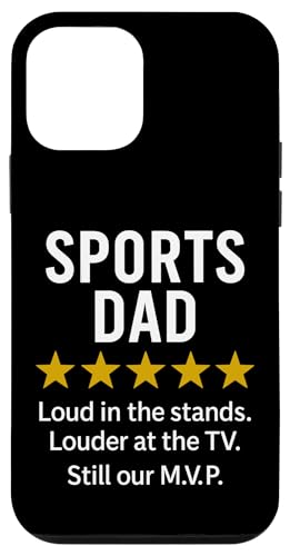 Sports Dad Loud in the Stands Funny M.V.P. Zitat Hülle für iPhone 12 mini Sports Dad Loud in the Stands Funny M.V.P. Zitat Hülle für iPhone 12 mini von Dad Review Funny Fathers Rated by NLTS