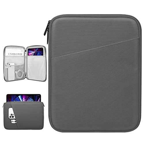 Dadanism 12,9 Zoll Tablet Tasche Sleeve Kompatibel mit iPad Pro 12,9" M2 6./5./4./3. Gen 2022-2018, 12,4" Samsung Galaxy Tab S9 FE+/S9+/S8+/S7 FE/S7+, 12,3" Surface Pro 8/7/6/5/4/X, Dunkel Grau von Dadanism