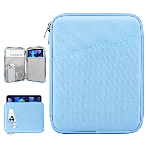 Dadanism 9-11 Zoll Tablet Sleeve Tasche Kompatibel mit iPad 10,2 2021-2019, iPad Pro M2 11 2022-2018, iPad Air 5/4 10,9 2022/2020, iPad 10. Gen 10,9 2022, Galaxy Tab S9/S8/A8/S6 Lite, Hellblau von Dadanism