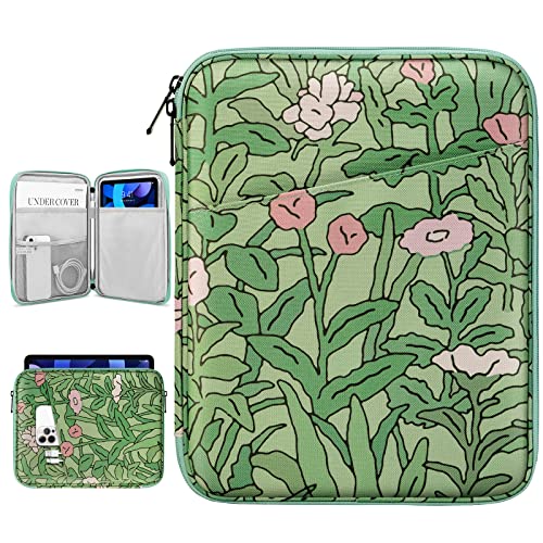 Dadanism 9-11 Zoll Tablet Sleeve Tasche Kompatibel mit iPad 10,2 2021-2019, iPad Pro M2 11 2022-2018, iPad Air 5/4 10,9 2022/2020, iPad 10. Gen 10,9 2022, Galaxy Tab S9/S8/A8/S6 Lite, Mohn von Dadanism