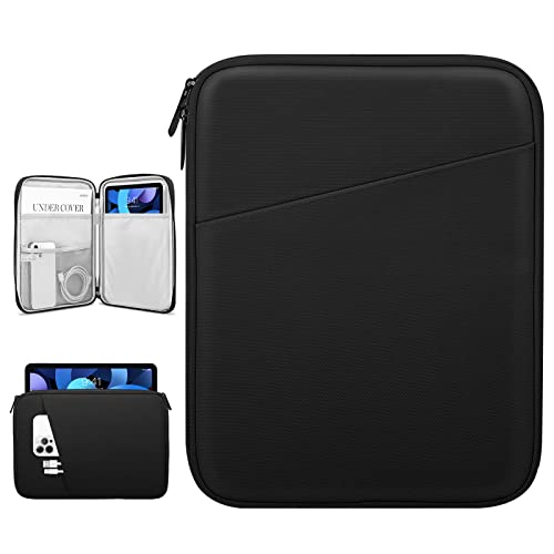 Dadanism 9-11 Zoll Tablet Sleeve Tasche Kompatibel mit iPad 10,2 2021-2019, iPad Pro M2 11 2022-2018, iPad Air 5/4 10,9 2022/2020, iPad 10. Gen 10,9 2022, Galaxy Tab S9/S8/A8/S6 Lite, Schwarz von Dadanism