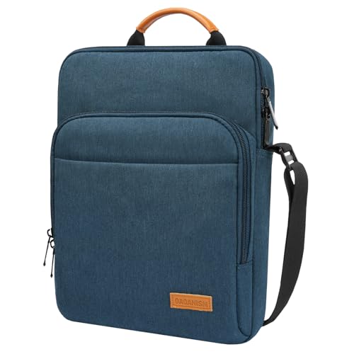 Dadanism 9-11 Zoll Tablet Tasche Schultertasche für iPad Pro 11", iPad Air 11", iPad (A16) 11", iPad 10. Gen 10,9", iPad 9/8/7. Gen 10,2", iPad Air 5/4, Galaxy Tab A9+ 11"/S9 FE, Tab M11 11",Indigo von Dadanism