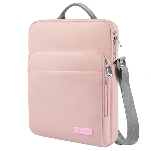 Dadanism 9-11 Zoll Tablet Tasche Schultertasche für iPad Pro 11", iPad Air 11", iPad (A16) 11", iPad 10. Gen 10,9", iPad 9/8/7. Gen 10,2", iPad Air 5/4, Galaxy Tab A9+ 11"/S9 FE, Tab M11 11",Rosa von Dadanism