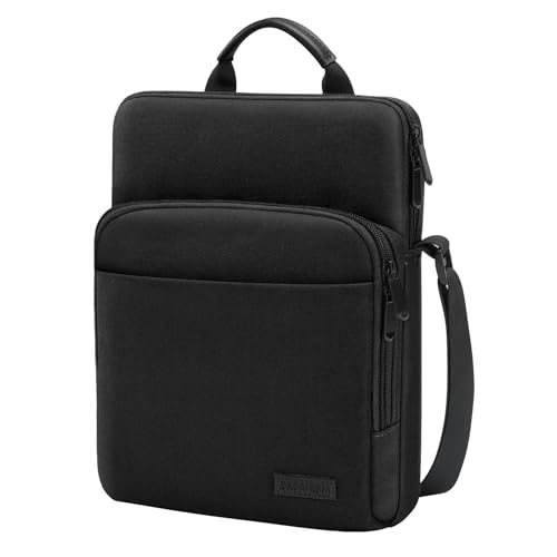 Dadanism 9-11 Zoll Tablet Tasche Schultertasche für iPad Pro 11", iPad Air 11", iPad (A16) 11", iPad 10. Gen 10,9", iPad 9/8/7. Gen 10,2", iPad Air 5/4, Galaxy Tab A9+ 11"/S9 FE, Tab M11 11",Schwarz von Dadanism