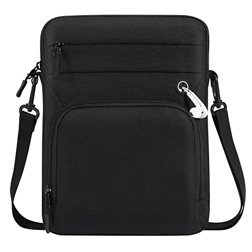 Dadanism 9-11 Zoll Tablet Tasche mit Schultergurt für iPad Pro 11", iPad Air 11", iPad (A16) 11", iPad 10. Gen 10,9", iPad 9/8/7. 10,2", iPad Air 5/4, Galaxy Tab A9+ 11"/S9 FE, Tab M11 11", Schwarz von Dadanism