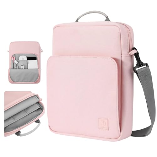 Dadanism 9-11 Zoll Tablet Tasche mit Schultergurt & Griff für iPad Pro 11", iPad Air 11", iPad (A16) 11", iPad 10. Gen 10,9", iPad 9/8/7. Gen 10,2", iPad Air 5/4, Galaxy Tab A9+ 11" Tab M11,Rosa von Dadanism