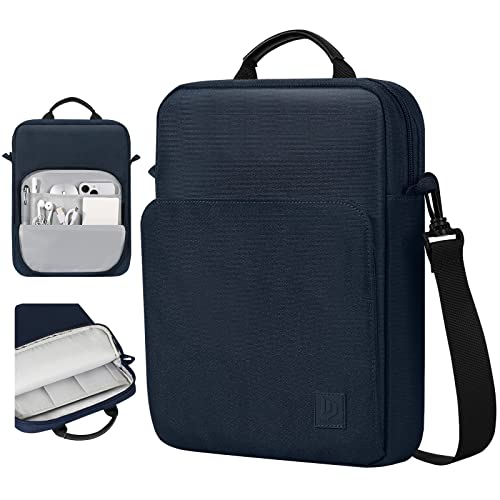 Dadanism 9-11 Zoll Tablet Tasche mit Schultergurt & Tragegriff Kompatibel mit iPad 10,2 2021-2019, iPad Pro 11 2022-2018, iPad Air 5/4 10,9, iPad 10. Gen 10,9, Galaxy Tab A8/S6 Lite/S9/S8, Indigo von Dadanism