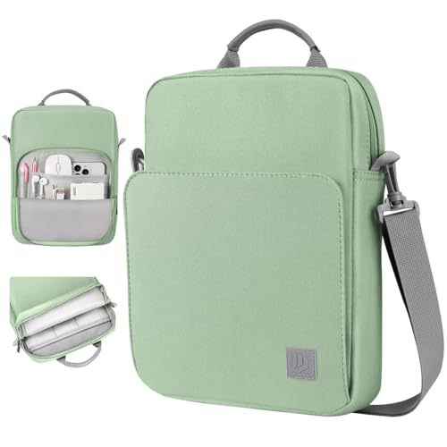 Dadanism 9-11 Zoll Tablet Tasche mit Schultergurt & Tragegriff Kompatibel mit iPad 9/8/7th Gen 10.2, iPad Pro 11 M2 2022, iPad Air 5/4th 10.9, iPad 10th Gen 10.9, Galaxy Tab A8/S9/S8/S9 FE, Dunkelgrün von Dadanism